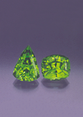 © JA Colored Gemstones Peridot - Photo: Robert Weldon, Professional Jeweler Magazine